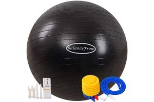 BalanceFrom Anti-Burst and Slip Resistant Exercise Ball Yoga Ball 